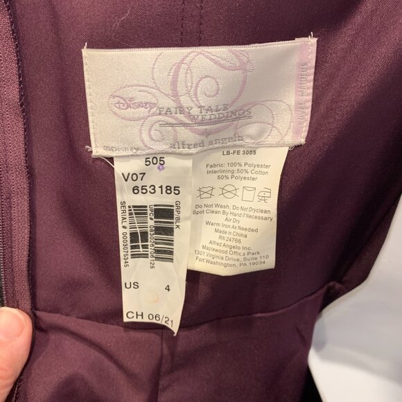 DISNEY FAIRYTALE WEDDINGS BY ALFRED ANGELO BRIDESMAID DRESS - Picture 14 of 16